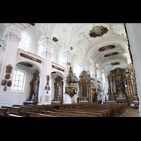 Irsee, St. Peter und Paul (ehem. Abteikirche), Innenraum, Nordseite