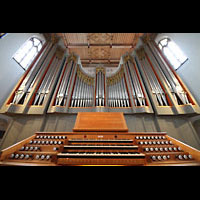 Kaufbeuren, Stadtpfarrkirche St. Martin, Spieltisch und Orgel