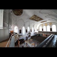 Kaufbeuren, Dreifaltigkeitskirche, Orgel und gesamter Innenraum