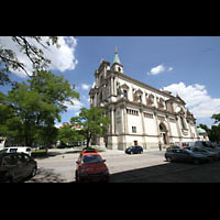 Mnchen (Munich), St. Margaret, Ansicht vom Margaretenplatz