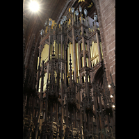 Chester, Cathedral, Orgel, perspektivisch