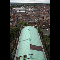 Chester, Cathedral, Blick vom Vierungsturm in Richtung Norden