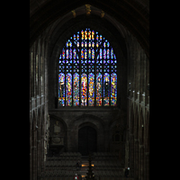 Chester, Cathedral, Großes Fenster an der Westwand
