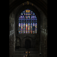 Chester, Cathedral, Groes Fenster an der Westwand