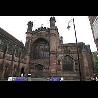 Chester, Cathedral, Fassade (Westwand)