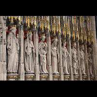 York, Minster (Cathedral Church of St Peter), Rechte Figurenreihe des King's Screen