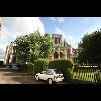 York, Minster (Cathedral Church of St Peter), Auenansicht von Nordern