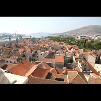 Trogir, Katedrala sv. Lovre (St. Laurentius), Blick vom Turm der Kathedrale in Richtung Sden