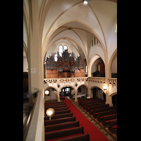 Berlin, St. Afra, Institut St. Philipp Neri, Blick von der Seitenempore zur Orgel