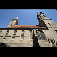 hringen, Stiftskirche, Seitenansicht