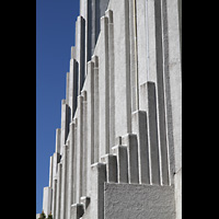 Reykjavk, Hallgrmskirkja, Architekonische Gestaltung auen