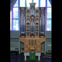 Reykjavík, Langholtskirkja, Orgel von der gegenüberliegenden Empore aus