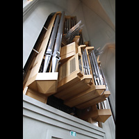 Reykjavík, Hallgrímskirkja, Große Klais-Orgel von unten