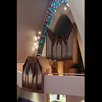 Kópavogur, Kópavogskirkja, Orgel seitlich