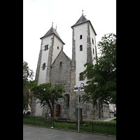 Bergen, Mariakirke, Fassade mit Trmen