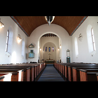 Svolvær, Kirke, Innenraum in Richtung Chor
