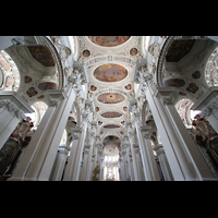 Deckengewölbe und Chorraum Passau, Dom St. Stephan, Deckengewölbe und Chorraum