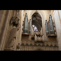 Ulm, Münster, Prospekt der großen Orgel