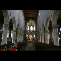 Esslingen, Stadtkirche St. Dionys, Innenraum / Hauptschiff in Richtung Chor