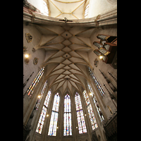 Ulm, Mnster, Chorhalle mit alter Chororgel (1960-2019)