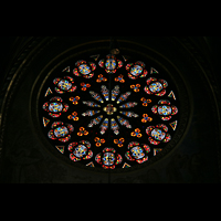 Kevelaer, Marienbasilika, Fensterrosette im Querhaus