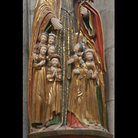Köln (Cologne), Dom St. Peter und Maria, Heilige Ursula als Schutzmantelfigur