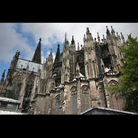 Köln (Cologne), Dom St. Peter und Maria, Chor von außen
