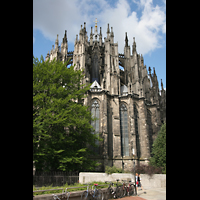 Chor mit Strebewerk und Vierungsturm