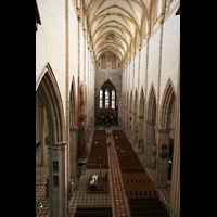 Ulm, Münster, Blick von der Orgelempore ins Münster