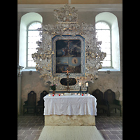 Mhlenbecker Land, Ev. Kirche, Barocker Altar, ca. 1706