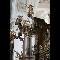 Ottobeuren, Abtei - Basilika, Rückpositiv der Dreifaltigkeitsorgel