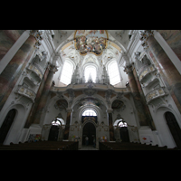 Ottobeuren, Abtei - Basilika St. Alexander und Theodor, Empore mit Marienorgel