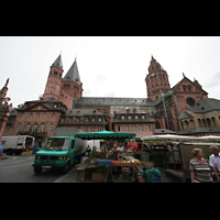 Mainz, Dom St. Martin, Seitenansicht