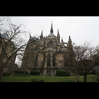 Reims, Cathdrale Notre-Dame, Chor von auen