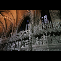 Chartres, Cathdrale Notre-Dame, Figuren im Chorumgang