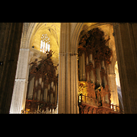 Epistelorgel und Evangelienorgel