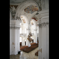 Weingarten, Basilika  St. Martin, Chorraum von oben