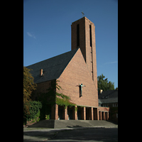 Berlin, Jesus-Christus-Kirche Dahlem, Auenansicht