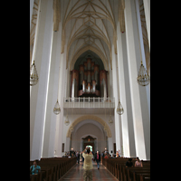 München (Munich), Liebfrauendom, Blick zur großen Orgel