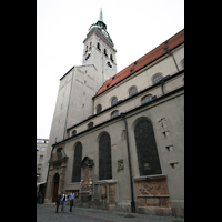 Mnchen (Munich), Alt St. Peter, Seitenansicht