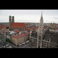 München (Munich), Liebfrauendom, Dom und Rathaus