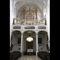 Landsberg am Lech, Stadtpfarrkirche Mariä-Himmelfahrt, Orgelempore