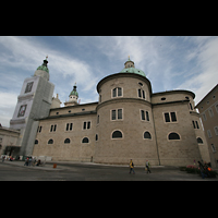 Salzburg, Dom, Seitenansicht