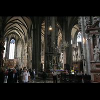 Wien (Vienna), Stephansdom, Blick in Richtung neuer Rieger-Orgel