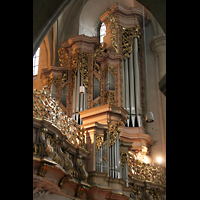 Wien (Vienna), Michaelerkirche (ehem. Hofpfarrkirche St. Michael), Orgelprospekt - Detail