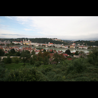 Blick vom Hügel der Marahilf-Kirche auf die Altstadt mit Dom Passau, Dom St. Stephan, Blick vom Hügel der Marahilf-Kirche auf die Altstadt mit Dom