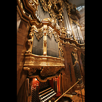 Mechanischer Spieltisch mit Hauptorgel Passau, Dom St. Stephan, Mechanischer Spieltisch mit Hauptorgel