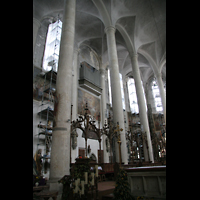 Straubing, Basilika St. Jakob, Chorraum mit Chororgel vor 2020