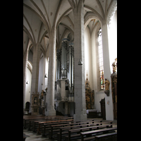 Eichstätt, Dom, Seitenschiff mit Orgel
