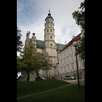 Neresheim, Abteikirche, Turm und Klosteranlage